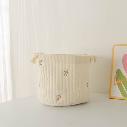 Ins Storage Basket Baby Diaper Clothes Toy Fixing Bag Bedding Storage Multi-use Storage Bag