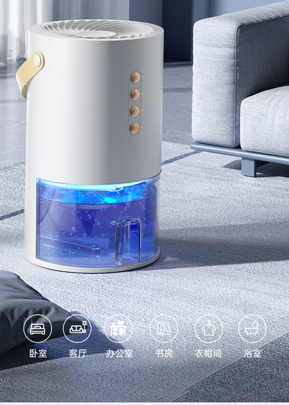 Factory Direct Dehumidifier for Home Bedroom, Small Silent Dehumidifier for Humid Weather, Air Purification, Dehumidification, and Moisture Absorption