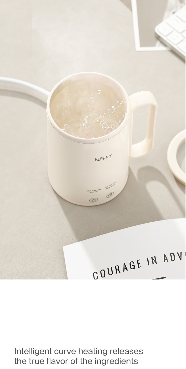 Portable Boiling Cup for Tea Mini Timing Electric Stew Kettle Electric Stew Health Cup Stew and Boiling Integrated Automatic Electric Boiling Cup
