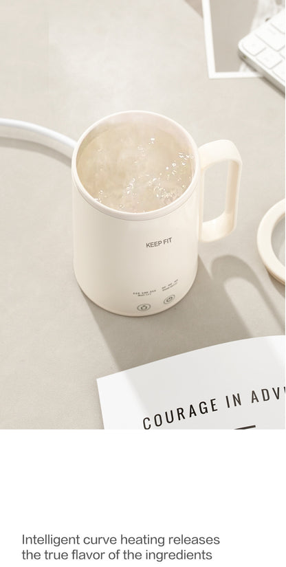 Portable Boiling Cup for Tea Mini Timing Electric Stew Kettle Electric Stew Health Cup Stew and Boiling Integrated Automatic Electric Boiling Cup