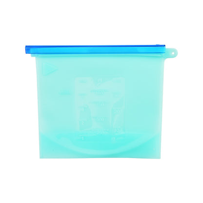 Sealed bag food grade fresh-keeping bag refrigerator vegetable and fruit storage bag sealed bag with pull rod silicone fresh-keeping bag