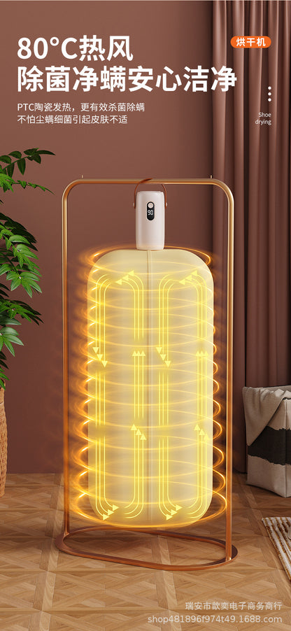 Mini Convenient Household Clothes Dryer Intelligent Quick-drying Small Foldable Storage Baby Clothes Disinfecting Dryer