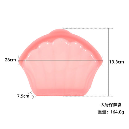Silicone Fresh-Keeping Bag Food Repackaging Bag Silicone Bag Refrigerator Fresh-Keeping Bag Household Storage Edible Food-Grade Food Sealing Bag