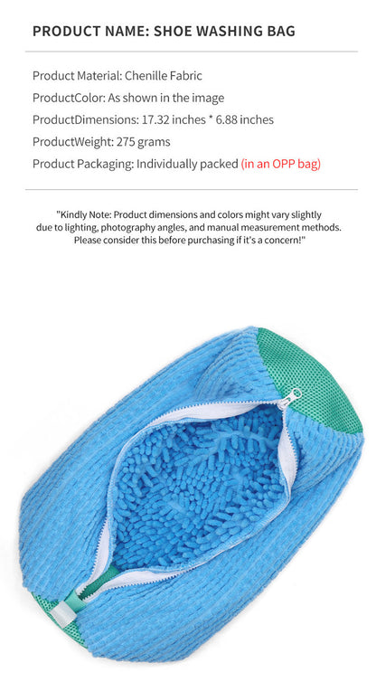New Lazy Cross-Border Shoe Brush Bag, Special Shoe Washing Bag for Washing Machine, Anti-Deformation, No Harm to Hands, Household Machine Washable Shoe Care