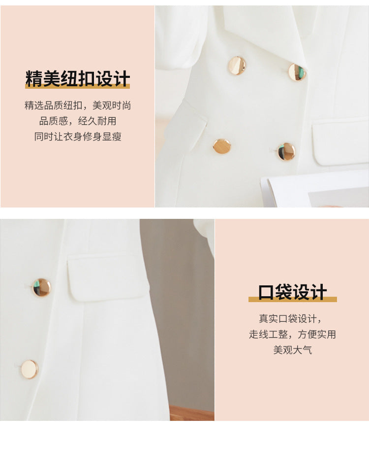 French Hepburn Style Small Black Dress High Sense High Cold Royal Sister Fried Street Small Fragrance Style Pleated Professional Suit dress Summer