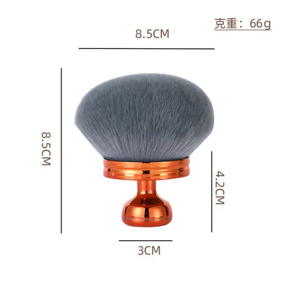 Cross-Border Multifunctional Mushroom Head Body Brush for Loose Powder Setting Makeup Brush Soft Bristle Portable Set Factory Direct Supply