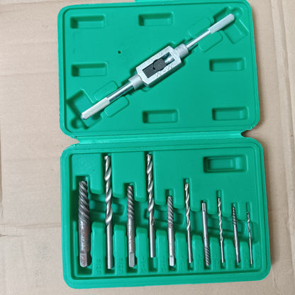 11-piece set of broken head screw extraction device to take out broken wire and broken tooth Rose artifact lower wire removal bolt screw thread withdrawal tool