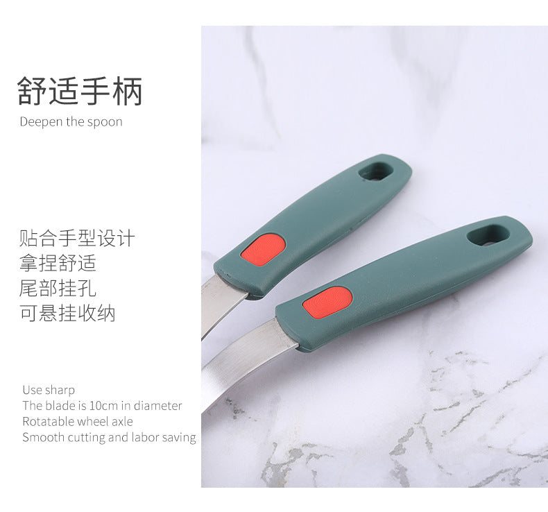 Silicone Kitchenware High Temperature Resistant Silicone Shovel Food Grade Household Teppanyaki Home Edition Teppanyaki Tools Complete Set