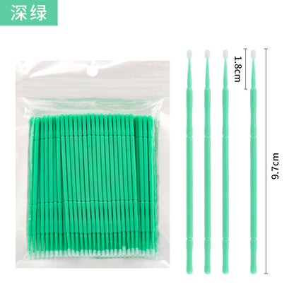 Wholesale Eyelash Extension Cotton Swabs, Disposable Small-Headed Eyelash Cleaning Cotton Sticks, Makeup Removal, Beauty Eyelash Micro Brushes