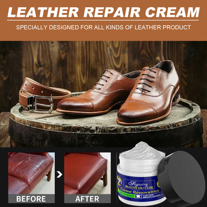 Rayhong Leather Cream for Leather Clothing Scratches and Tears, Leather Care Cream for Car Leather Seats and Sofas