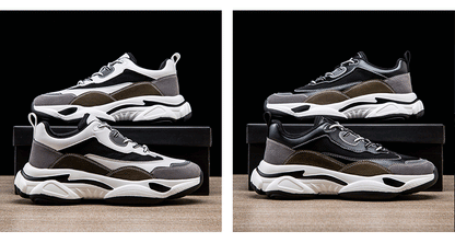 Lion Eagle Dell Torre Shoes Men's Shoes Breathable 45 Thick Bottom Black Plus Size 46 Joker 47 Casual Shoes 48 sneaker