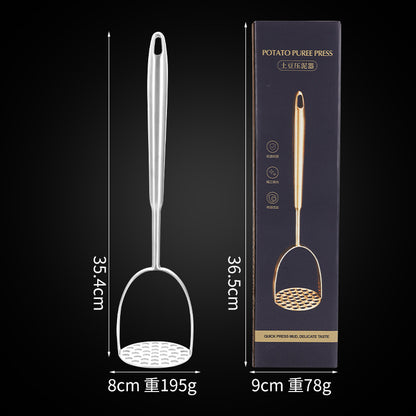 Stainless steel sweet potato masher household potato press kitchen tool manual multi-function masher potato press