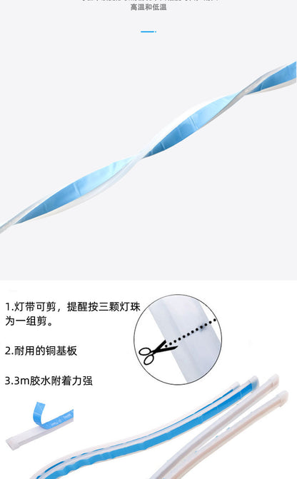 Source Spot Ultra-Thin Daytime Running Light Running Water Steering Light Strip Soft Silicone White Light Steering Yellow Light Start Scanning Model
