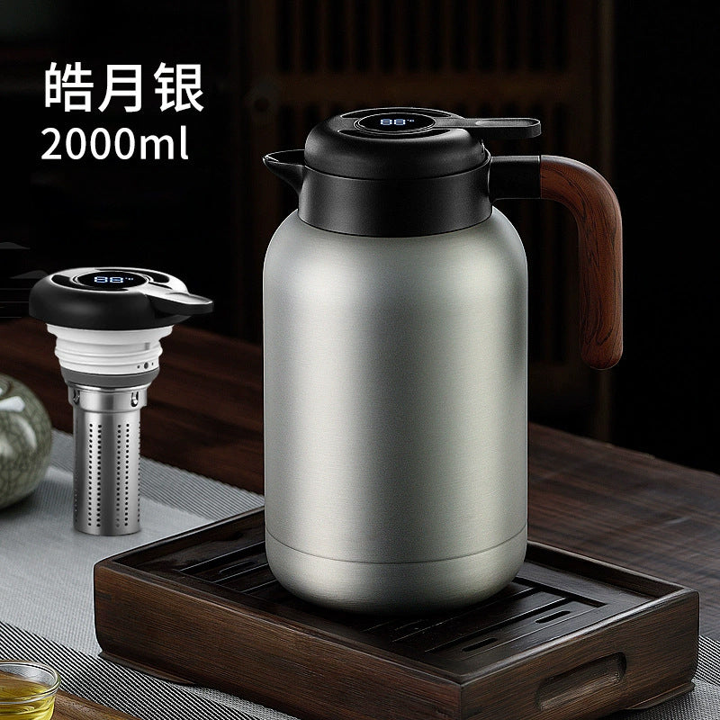 316L Stainless Steel Insulated Large Capacity Kettle for Home Use, Thermos for Tea, Dedicated for Warming Tea, Water Separation, and Stewing Tea Kettle