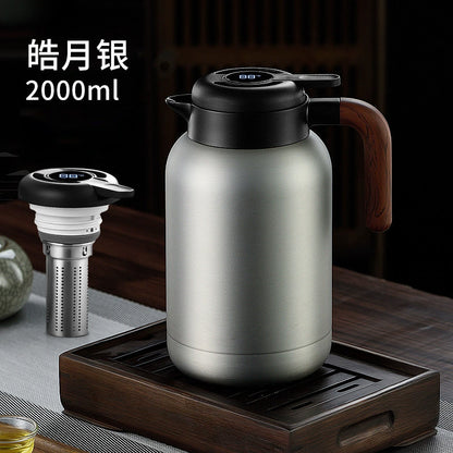 316L Stainless Steel Insulated Large Capacity Kettle for Home Use, Thermos for Tea, Dedicated for Warming Tea, Water Separation, and Stewing Tea Kettle