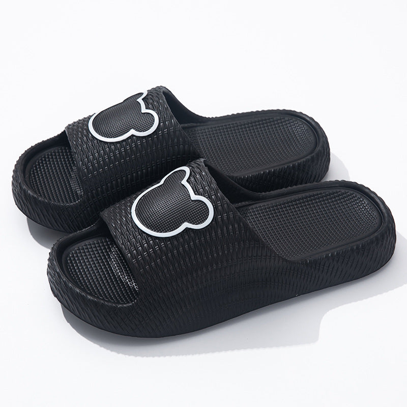 Stepping on excrement feeling sandals and slippers women's summer new home non-slip bathroom home men's eva cool tray factory wholesale cross-border