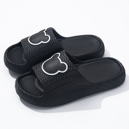 Stepping on excrement feeling sandals and slippers women's summer new home non-slip bathroom home men's eva cool tray factory wholesale cross-border