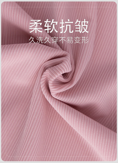 Summer New Style Boys' Short-Sleeved Loose Seamless Ice Silk Home Clothes Children's Two-Piece Set Girls' Pajamas Set Wholesale