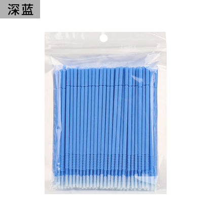 New wholesale long head cotton swab eyelash tattoo nail cleaning cotton swab eyelash disposable long thread cotton swab