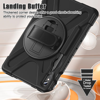 Applicable to Samsung Tab S9 FE/A9PLUS pirate king drop-resistant strap bracket protective cover