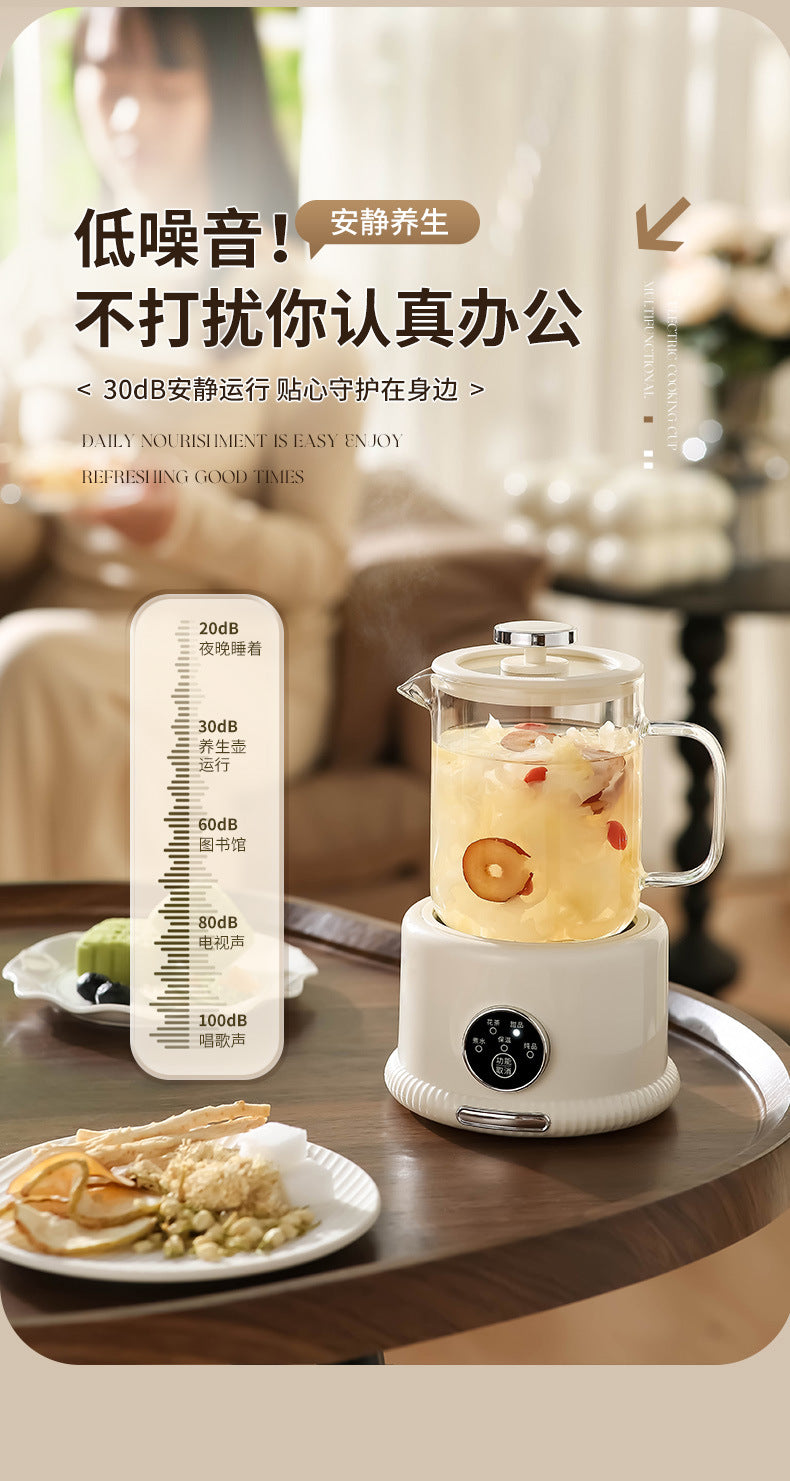 Factory Direct Sales Gift All-Glass Multi-Functional Home Small Office Mini Health Pot Health Cup Boiling Cup