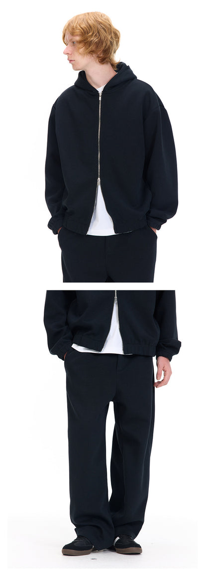 UNF 380G double-sided air layer space cotton profile vests suit autumn and winter zipper vests machete vests for men and women