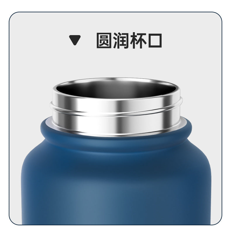 Space Kettle Thermos Cup with Large Capacity, Customizable Pattern and Logo, Stainless Steel Sports Portable Water Bottle Wholesale