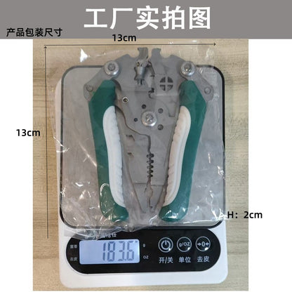 Foldable Wire Stripping Pliers Multifunctional Wire Stripping and Crimping Pliers Manufacturer Wholesale Industrial Grade Screwable Wire Stripping Pliers