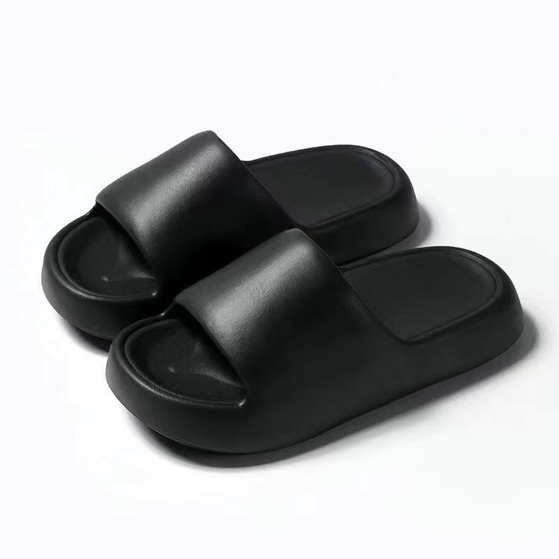 Thick-Soled Slippers for Women 2025 Summer New Style Indoor Home Bathing Non-Slip Household Slippers for Outer Wear with a Sense of Stepping on Shit