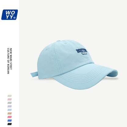 Boston Quick-Dry Baseball Hat Summer Super Fire Outdoor Sun Hat Korean Ins Soft Top Breathable Cap