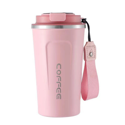 Overlord Tea Ji Tongyi Thermos Cup 316 Stainless Steel Lily-in-the-valley Coffee Cup Portable Car Double Drinking Gift Water Cup