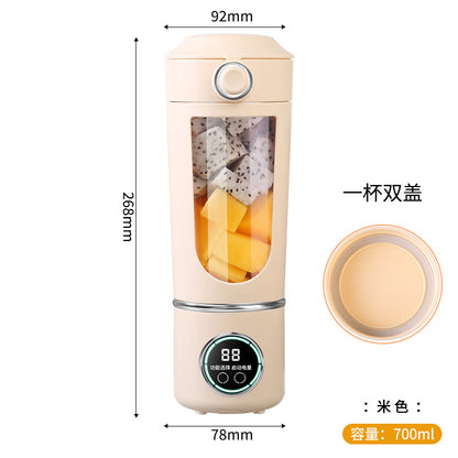 New high-end cross-border juicer household crushed ice juice cup portable rechargeable juicer outdoor 12 knife wireless