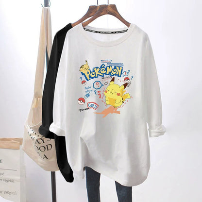 Breastfeeding Top Autumn Base Shirt Hot Mom's Out-of-the-way Breastfeeding Long-sleeved T-shirt for Spring and Autumn Postpartum Breastfeeding Clothes