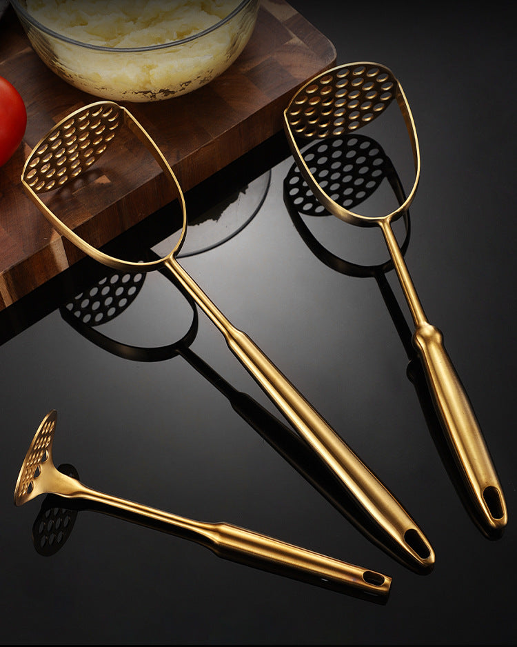 Stainless steel sweet potato masher household potato press kitchen tool manual multi-function masher potato press