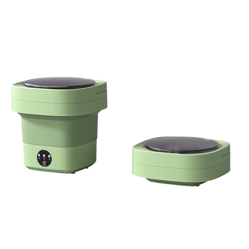 Daifa cross-border folding washing machine mini small washing machine baby underwear wash socks can be dried portable