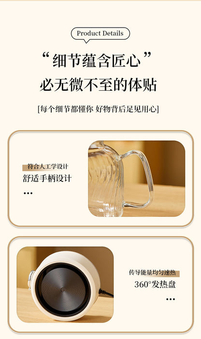 Health Pot Multi-functional Home Office Full Glass Flower Tea Pot Large Capacity Kettle Boiling Tea Pot Gift Box Gift