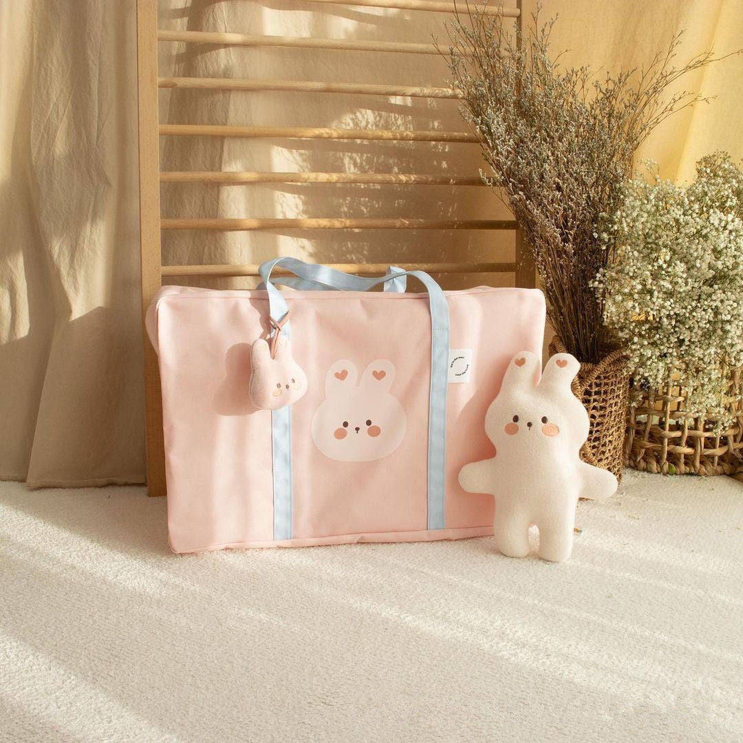 Ins Animal Head Kindergarten Bedding Storage Bag Organizer Bag Large Capacity Packing Bag Portable Travel Storage