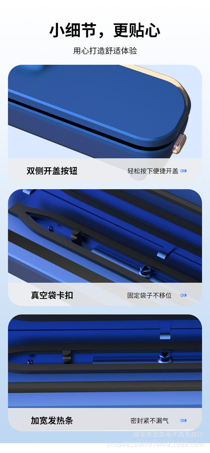 Automatic Vacuum sealing machine food packaging machine small fresh-keeping sealing machine household plastic sealing machine vacuum group purchase