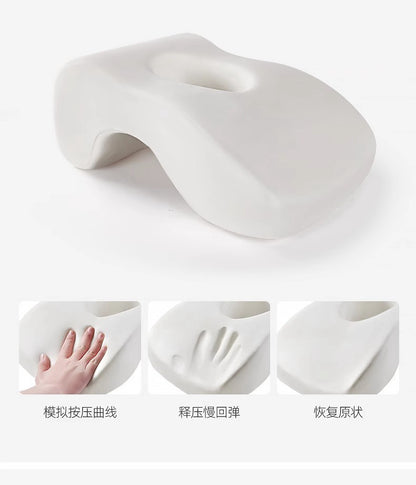 Memory Foam Nap Pillow for Primary School Students, Summer Nap Pillow, Office Desk Removable and Washable Pillow