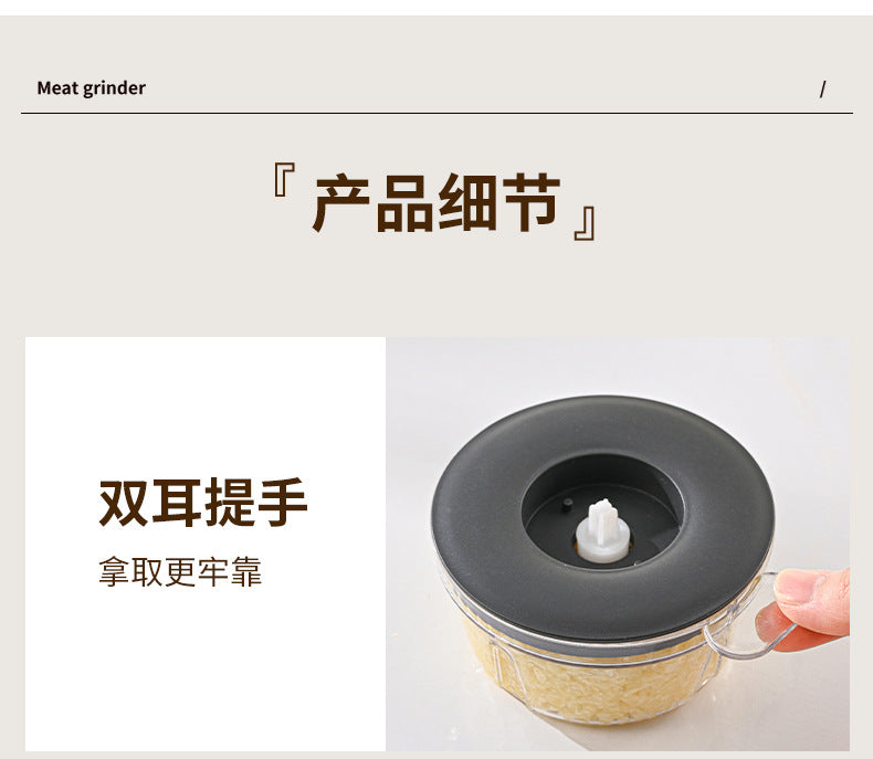 Wireless Electric Food Processor for Home Use, Small Garlic Masher, Vegetable Mincer, Garlic Paste Blender, Baby Food Processor, Garlic Paste Tool