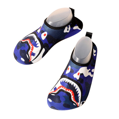 Cross-border new beach shoes quick-drying non-slip soft bottom outdoor wading shoes indoor fitness floor socks yoga shoes