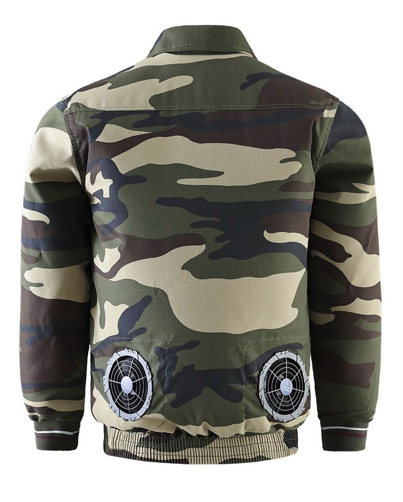 25 New Air-conditioning Clothes with Fan Outdoor Work Air-conditioning Shirt Factory Direct Cross-border Wholesale Exclusive