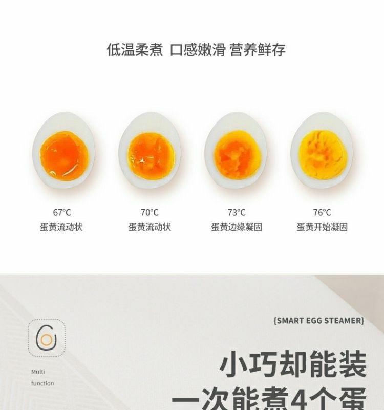 Mini Smart Egg Boiler Multi-use Household Egg Steamer Breakfast Machine Small Reservable Egg Boiling Artifact Cross-border Exclusive