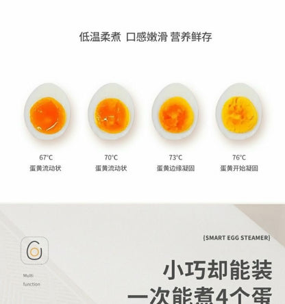 Mini Smart Egg Boiler Multi-use Household Egg Steamer Breakfast Machine Small Reservable Egg Boiling Artifact Cross-border Exclusive