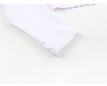 One-Piece Drop-Shipping Japanese and Korean Style Long-Sleeve Swimwear for Women, Two-Piece Conservative Sun-Protective Sports Swimsuit, Fresh Style for Students, Wholesale Swimwear