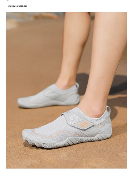 New beach shoes men's and women's anti-sand quick-drying sea-catching reef shoes seaside can be launched wading water-tracing non-slip fishing shoes