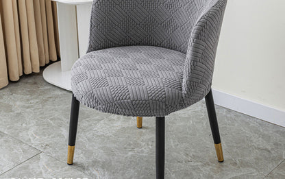 Curved chair cover dressing table dressing table office coffee shop conference semicircle chair cover chopsticks cover cover cloth
