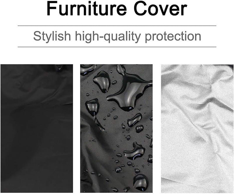 210D Folding Recliner Cover Balcony Garden Courtyard Anti-Blow Dustproof Cover Protective Cover Windproof and Uv Resistant