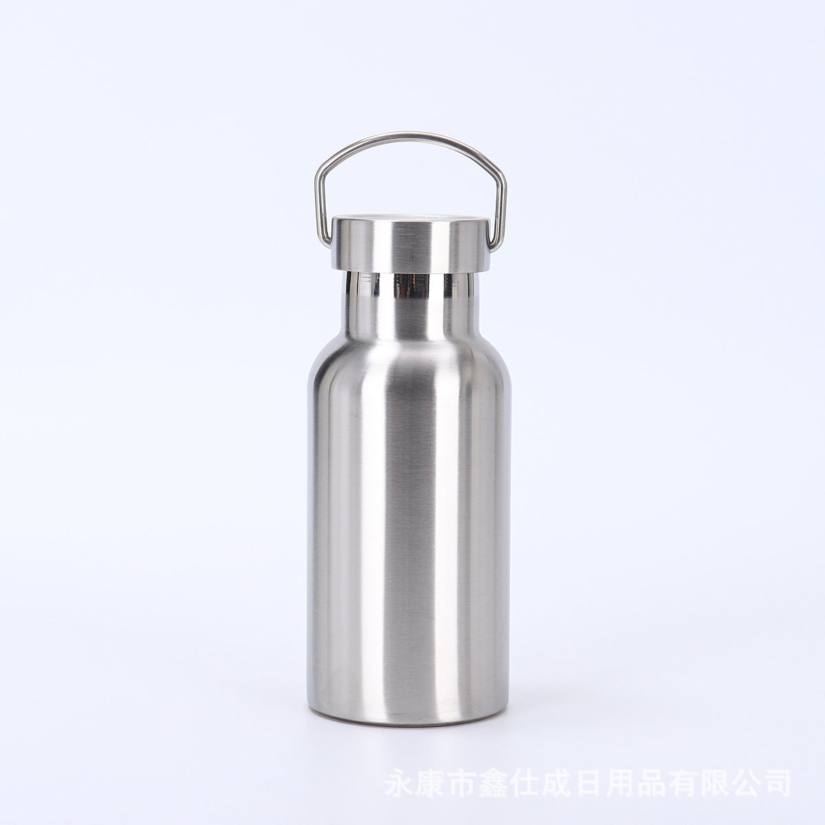 Cross-border factory direct sales 304 stainless steel American thermos portable single and double layer outdoor mountaineering water bottle