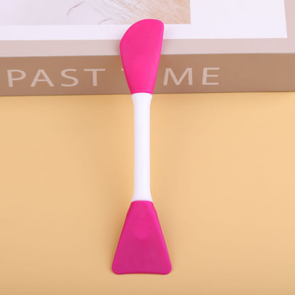 In-Stock Single Double-Sided Multi-Color Angled Flat Head Beauty Tpr Silicone Set Mask Brush and Beauty Tools